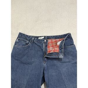 Carhartt Womens Flannel Lined Jeans Plus Size 20x30 Mid Rise WB172 VIO Warm Blue